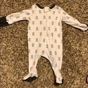 Newborn footie onesie